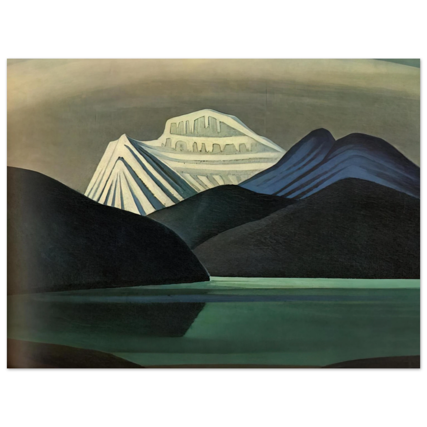 Lawren Harris - Mountains and Lake - 1929 Fine Art Poster - Default Title