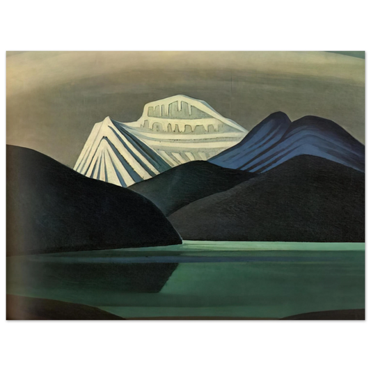 Lawren Harris - Mountains and Lake - 1929 Fine Art Poster - Default Title