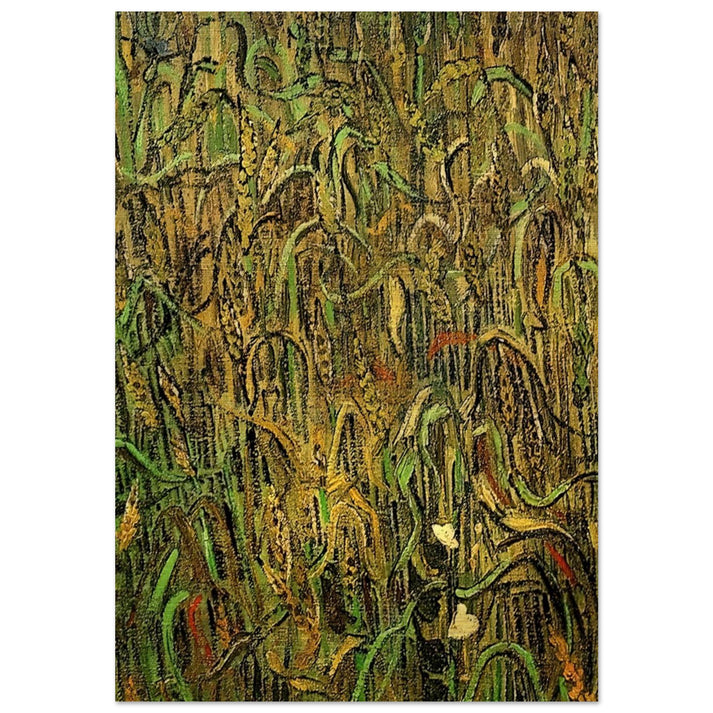 Ears of Wheat - Vincent van Gogh Brushed Aluminum Print - 70x100 cm / 28x40 inches | Vincent van Gogh Aluminum Print | Vincent van Gogh Prints