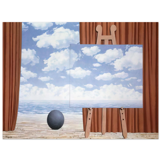 Rene Magritte - THE FAIR CAPTIVE 1965 Fine Art Poster - Default Title