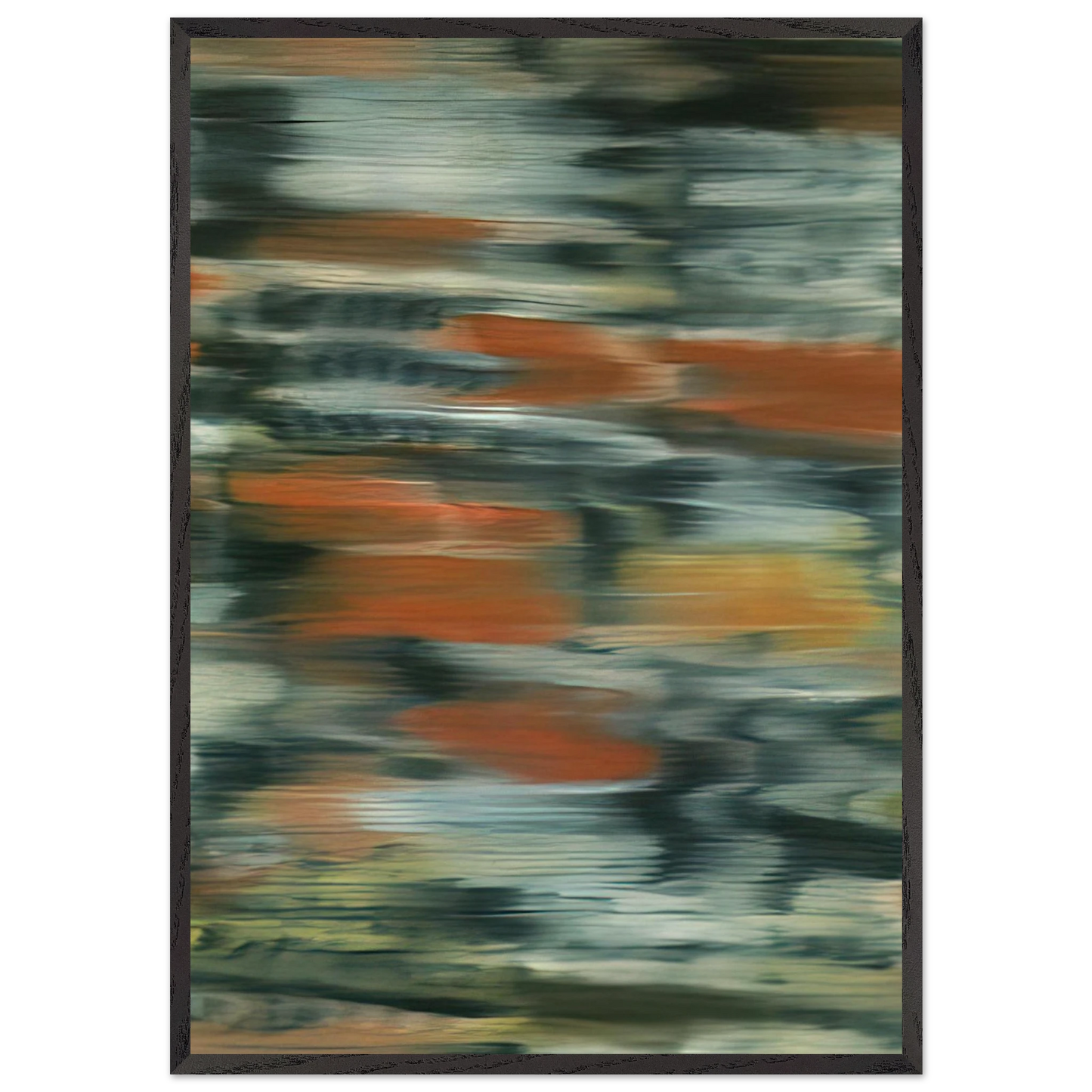 TOWNSCAPE PX 1968 - Gerhard Richter Framed Art Print – Black Wooden Frame - Default Title - -Framed Art Print