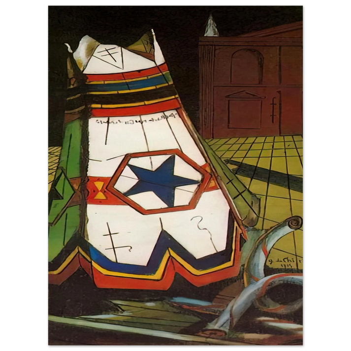 Giorgio de Chirico - PLAYTHINGS OF THE PRINCE 1915  75x100 cm / 30x40inches Fine Art Poster
