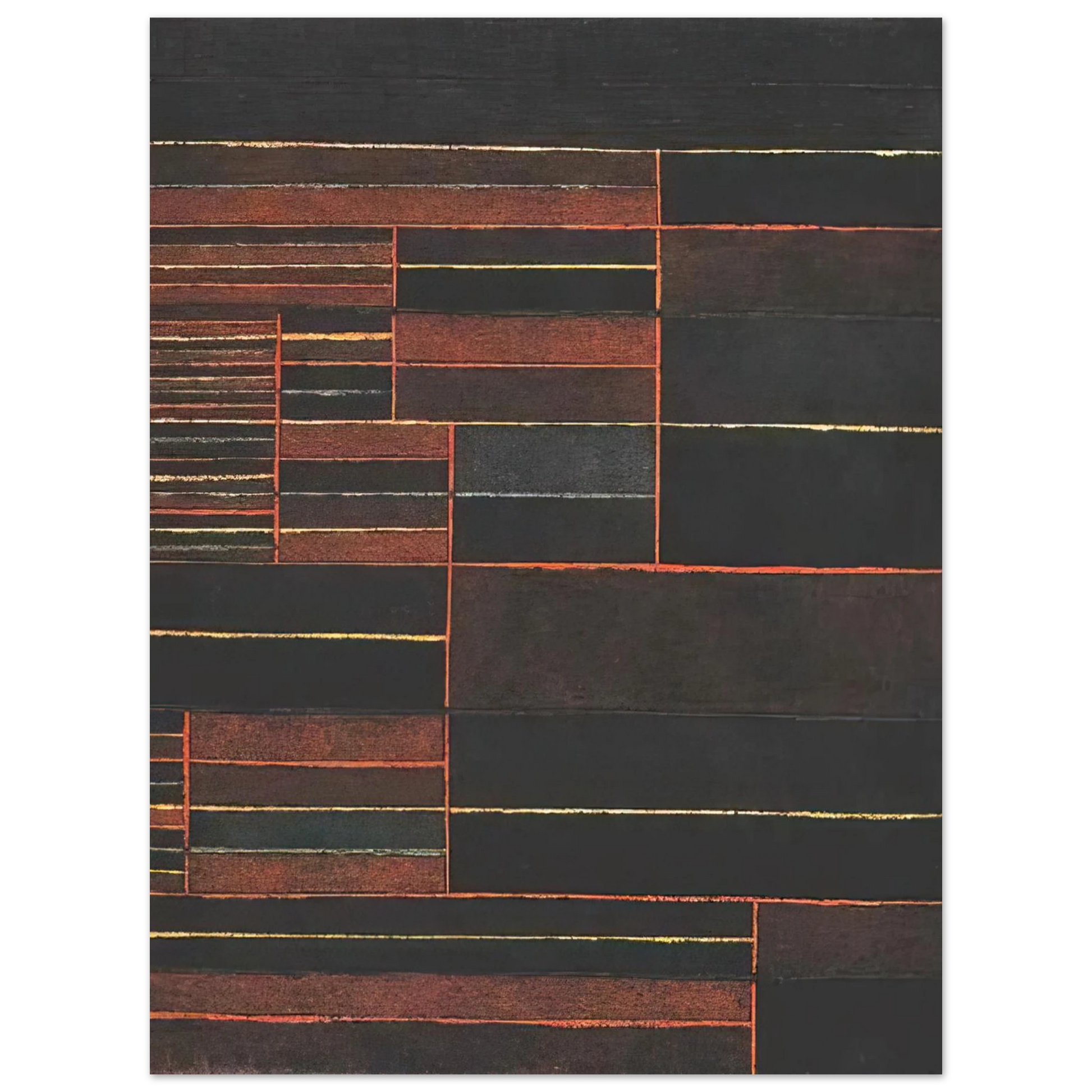 Paul Klee - IN THE CURRENT SIX THRESHOLDS 1929 Fine Art Poster - Default Title