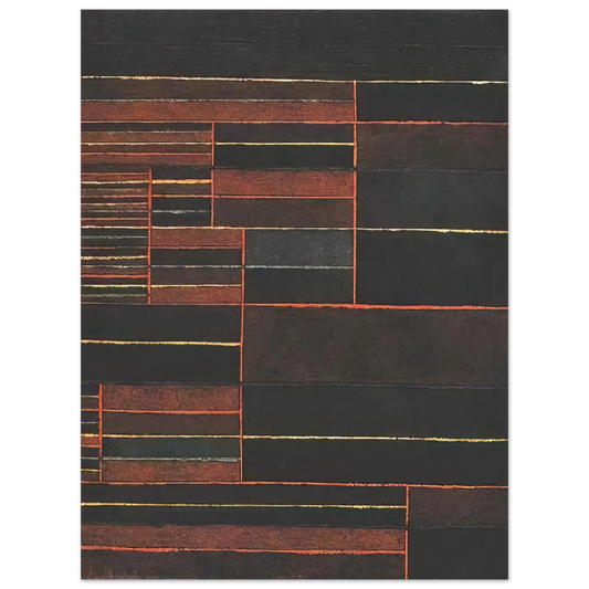 Paul Klee - IN THE CURRENT SIX THRESHOLDS 1929 Fine Art Poster - Default Title