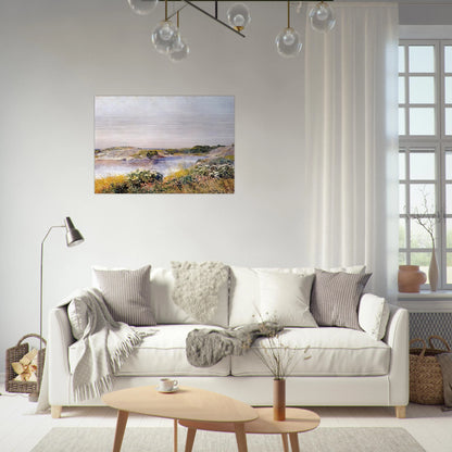 The Little Pond, Appledore - Childe Hassam Brushed Aluminum Print - 70x100 cm / 28x40 inches | Childe Hassam Aluminum Print | Childe Hassam Prints