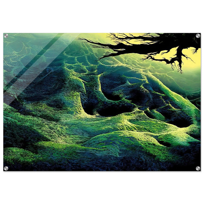 My Soul - Eyvind Earle Acrylic Print - 70x100 cm / 28x40″ inches | Eyvind Earle Wall Art | Eyvind Earle Prints