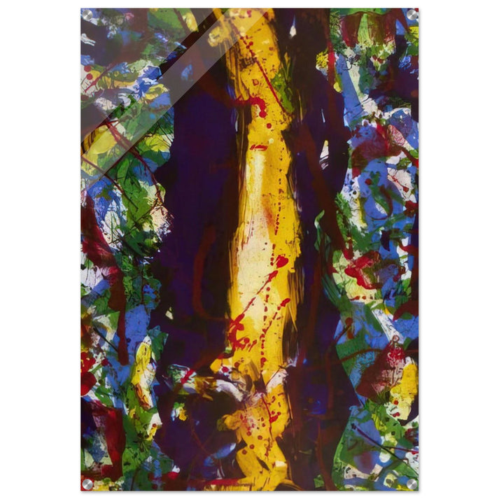 Untitled Composition  Lembark 285  - Sam Francis Acrylic Print - 70x100 cm / 28x40″ inches