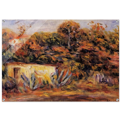 Cabin with Aloe Plants - Pierre-Auguste Renoir Acrylic Print - 70x100 cm / 28x40″ inches