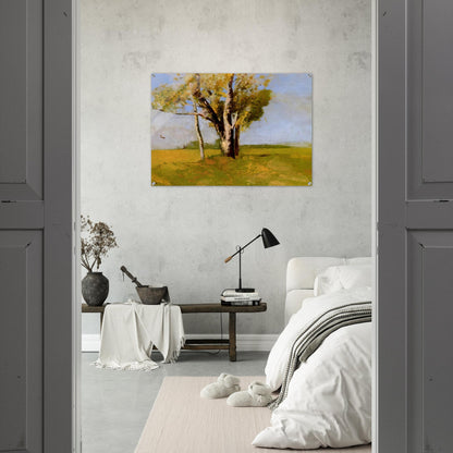 TREES - Odilon Redon Acrylic Print - 70x100 cm / 28x40″ inches | Odilon Redon Wall Art | Odilon Redon Prints