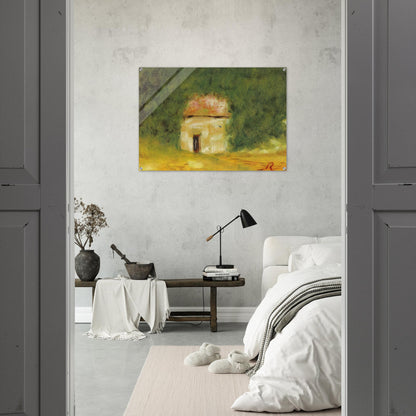 The Little House - Pierre-Auguste Renoir Acrylic Print - 70x100 cm / 28x40″ inches