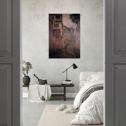 Rio della Salute 02 - claude monet Brushed Aluminum Print - 70x100 cm / 28x40 inches | claude monet Aluminum Print | claude monet Prints