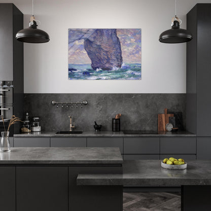 The Manneport, Seen from Below - claude monet Acrylic Print - 70x100 cm / 28x40″ inches