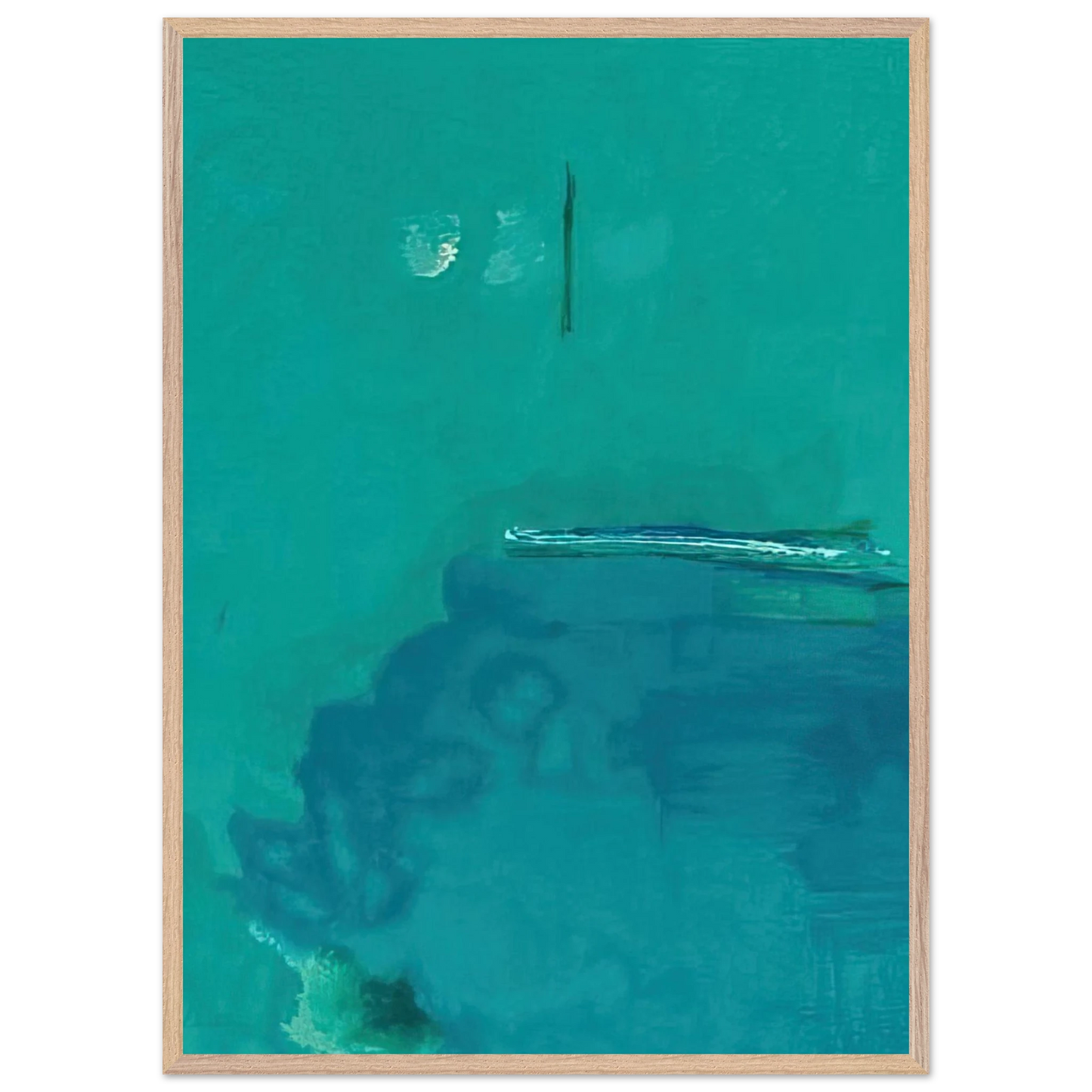 Helen Frankenthaler - Contentment Island - 2004 Wall art - A3 (29.7 x 42  cm) - Fine Art Poster - -