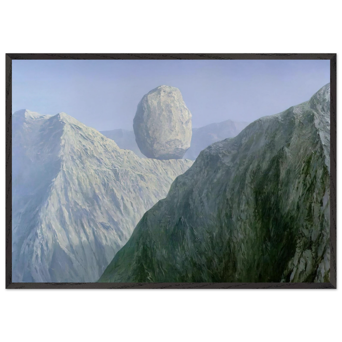 THE GLASS KEY 1959 - Rene Magritte Framed Art Print – Black Wooden Frame - Default Title - -Framed Art Print