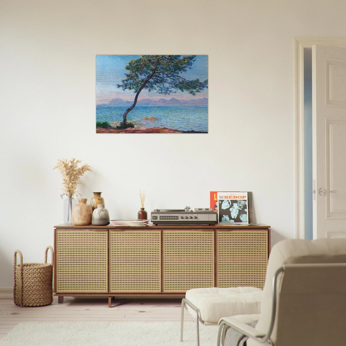 The Esterel Mountains - claude monet Brushed Aluminum Print - 70x100 cm / 28x40 inches | claude monet Aluminum Print | claude monet Prints