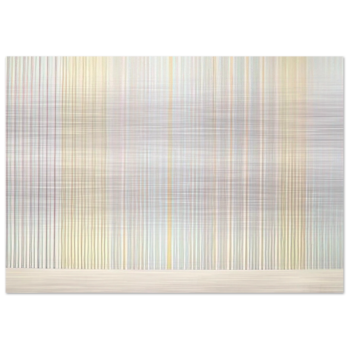 Renoir's Curtain - 1977 - Gene Davis Brushed Aluminum Print - 70x100 cm / 28x40 inches | Gene Davis Aluminum Print | Gene Davis Prints