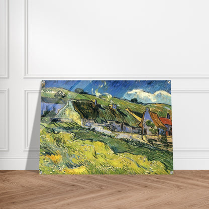A Group of Cottages - Vincent van Gogh Acrylic Print - 70x100 cm / 28x40″ inches