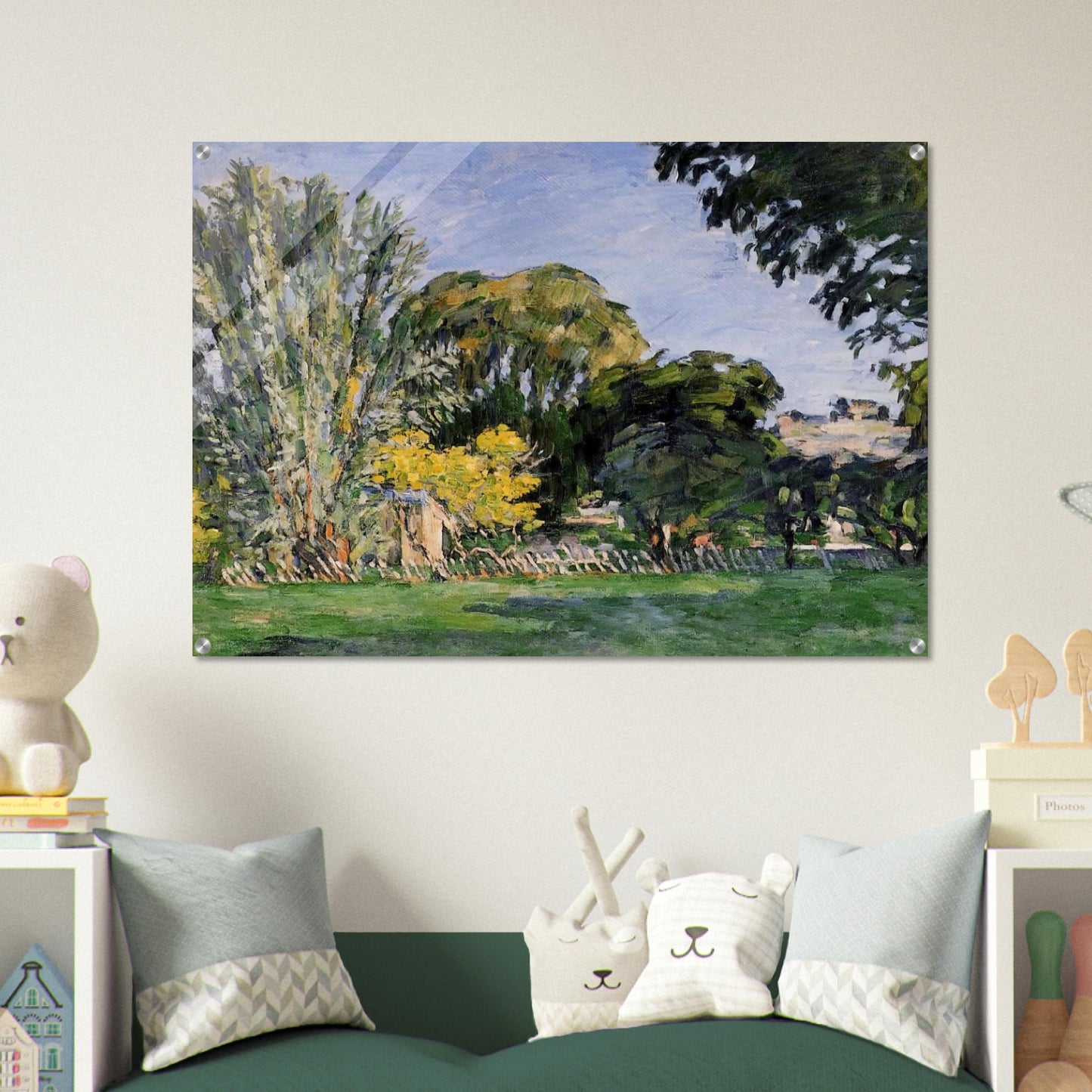 The Trees of Jas de Bouffan - Paul Cézanne Acrylic Print - 70x100 cm / 28x40″ inches