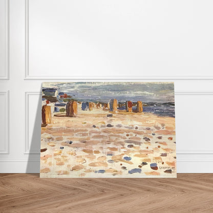 BEACH BASKETS IN HOLLAND 1904 - Wassily Kandinsky Brushed Aluminum Print - 70x100 cm / 28x40 inches | Wassily Kandinsky Aluminum Print | Wassily Kandinsky Prints