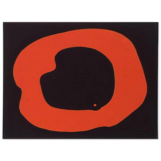 Jiro Yoshihara - Untitled - Art Informel, Minimalism Fine Art Poster - Default Title