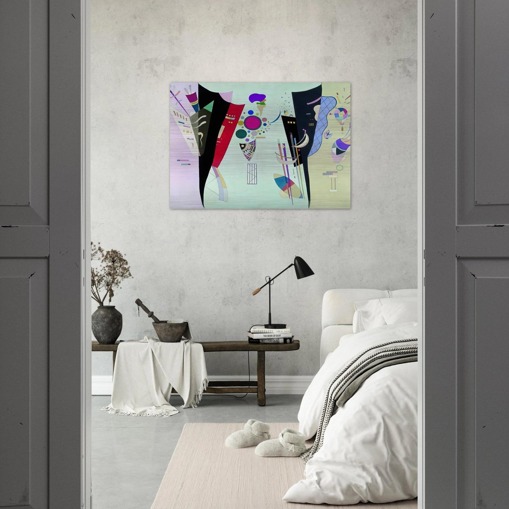 RECIPROCAL ACCORDS 1942 - Wassily Kandinsky Brushed Aluminum Print - 70x100 cm / 28x40 inches | Wassily Kandinsky Aluminum Print | Wassily Kandinsky Prints