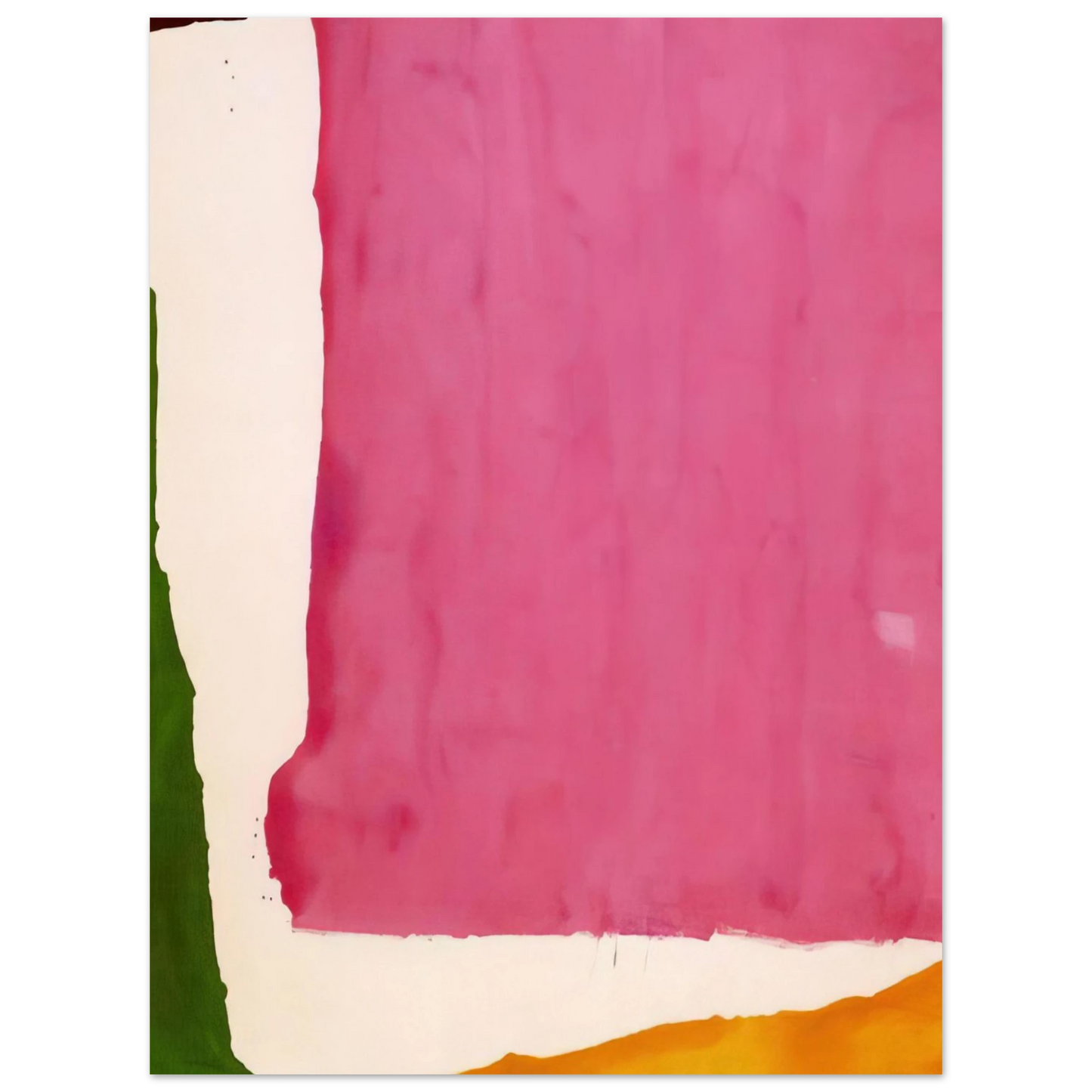 Helen Frankenthaler - Mauve District - 1966 Wall art - 20x25 cm / 8x10 inches - Premium Wooden Framed Poster With Fine Art Paper - Black frame