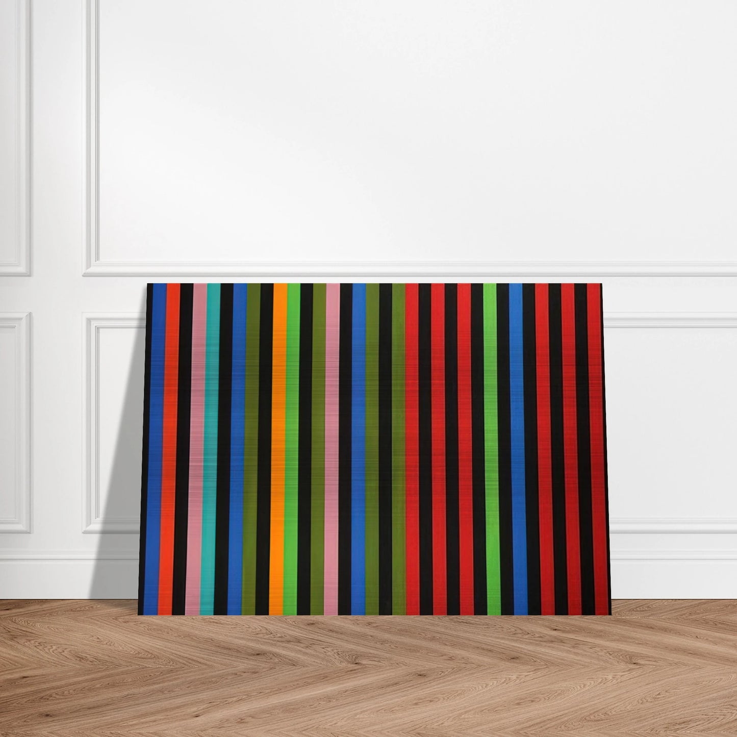 Firebox - 1964 - Gene Davis Brushed Aluminum Print - 70x100 cm / 28x40 inches | Gene Davis Aluminum Print | Gene Davis Prints