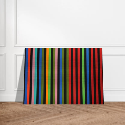 Firebox - 1964 - Gene Davis Brushed Aluminum Print - 70x100 cm / 28x40 inches | Gene Davis Aluminum Print | Gene Davis Prints