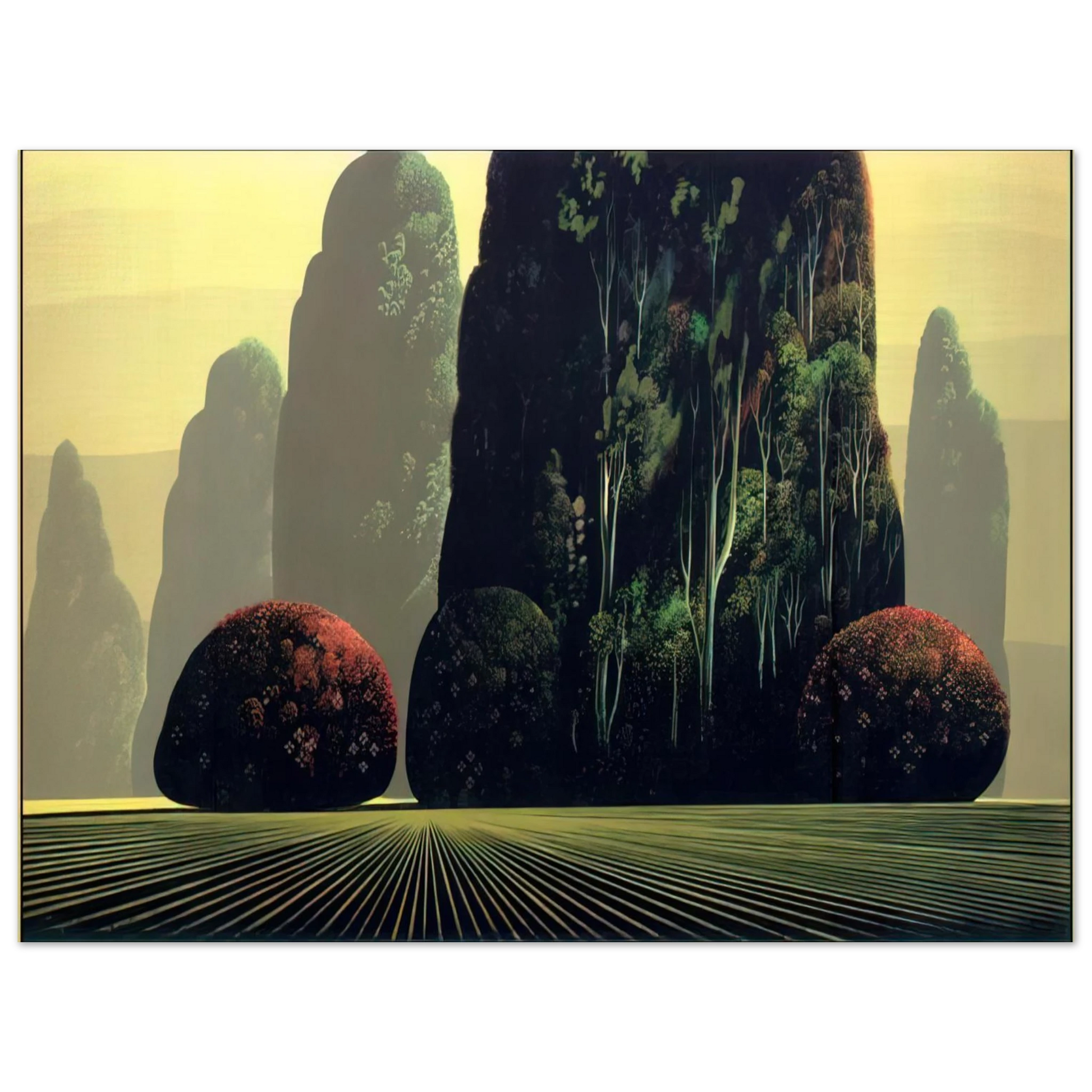 Eyvind Earle - Autumn Eucalyptus Fine Art Poster - Default Title