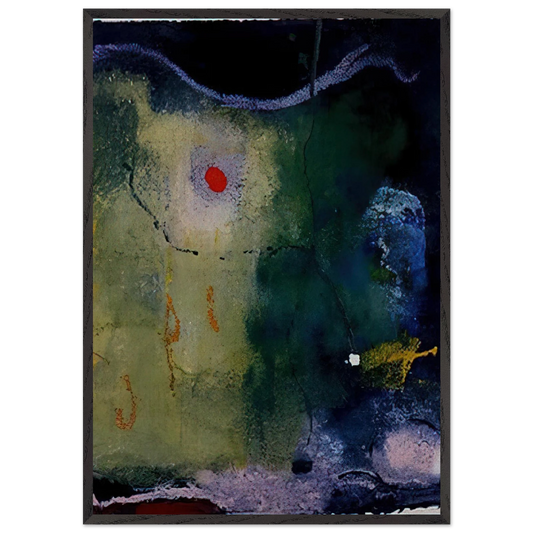 The Other Side of the Moon - 1995 - Helen Frankenthaler Framed Art Print – Black Wooden Frame - Default Title - -Framed Art Print