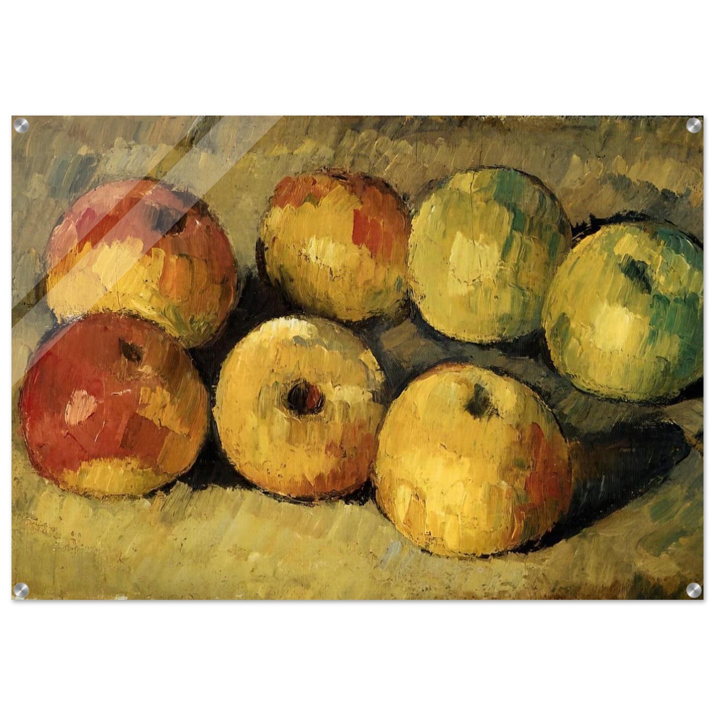 Apples - Paul Cézanne Acrylic Print - 70x100 cm / 28x40″ inches | Paul Cézanne Wall Art | Paul Cézanne Prints
