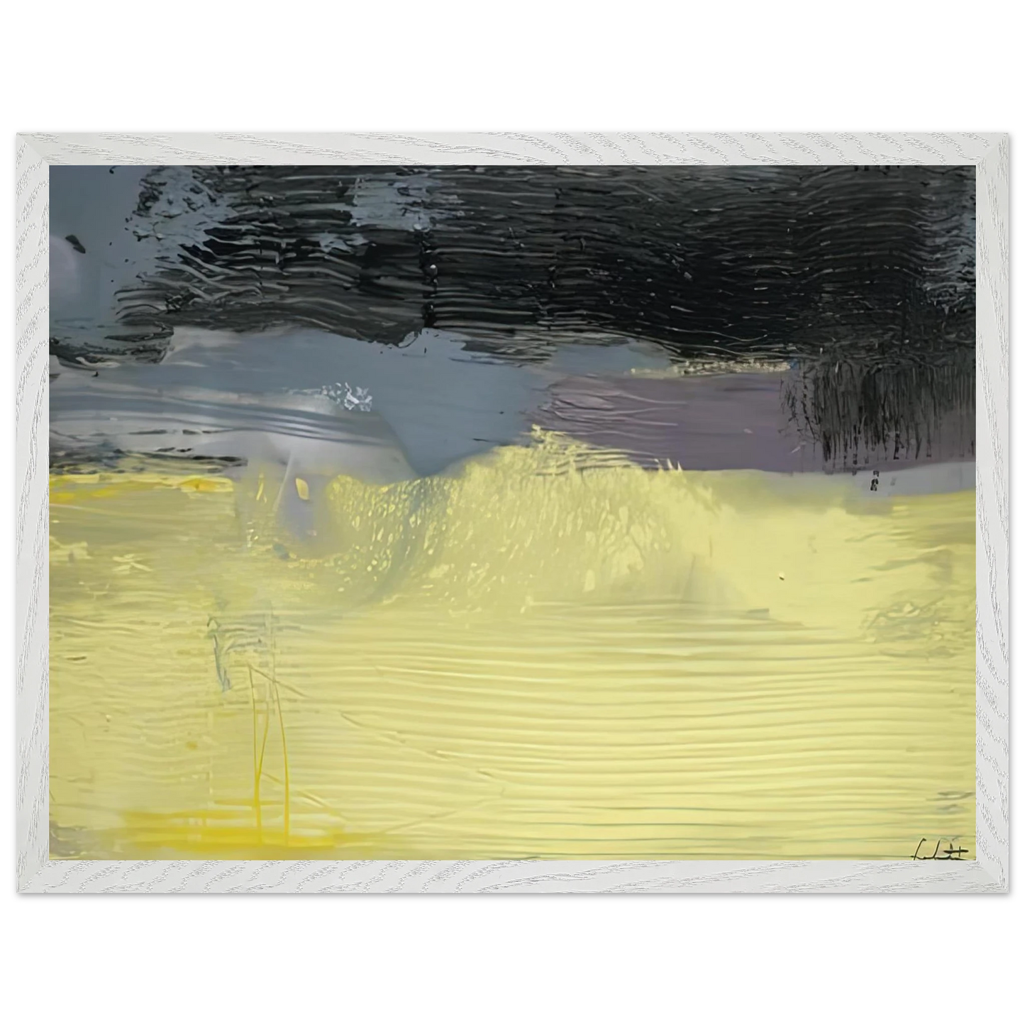 Helen Frankenthaler - Sandstorm, 1992- Wall Art - 21x29.7 cm / 8x12" - Premium Wooden Framed Poster With Fine Art Paper - Wood frame