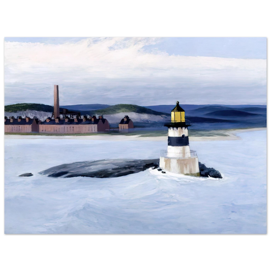 Edward Hopper - Five A.M. Fine Art Poster - 13x18 cm / 5x7 inches