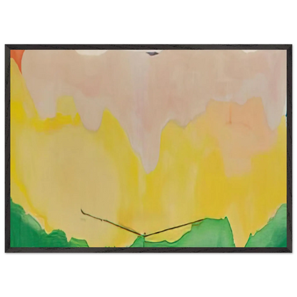 Helen Frankenthaler - Boulevard - 1973 Wall art - A1 (59.4 x 84.1  cm) - Premium Wooden Framed Poster With Fine Art Paper - Wood frame