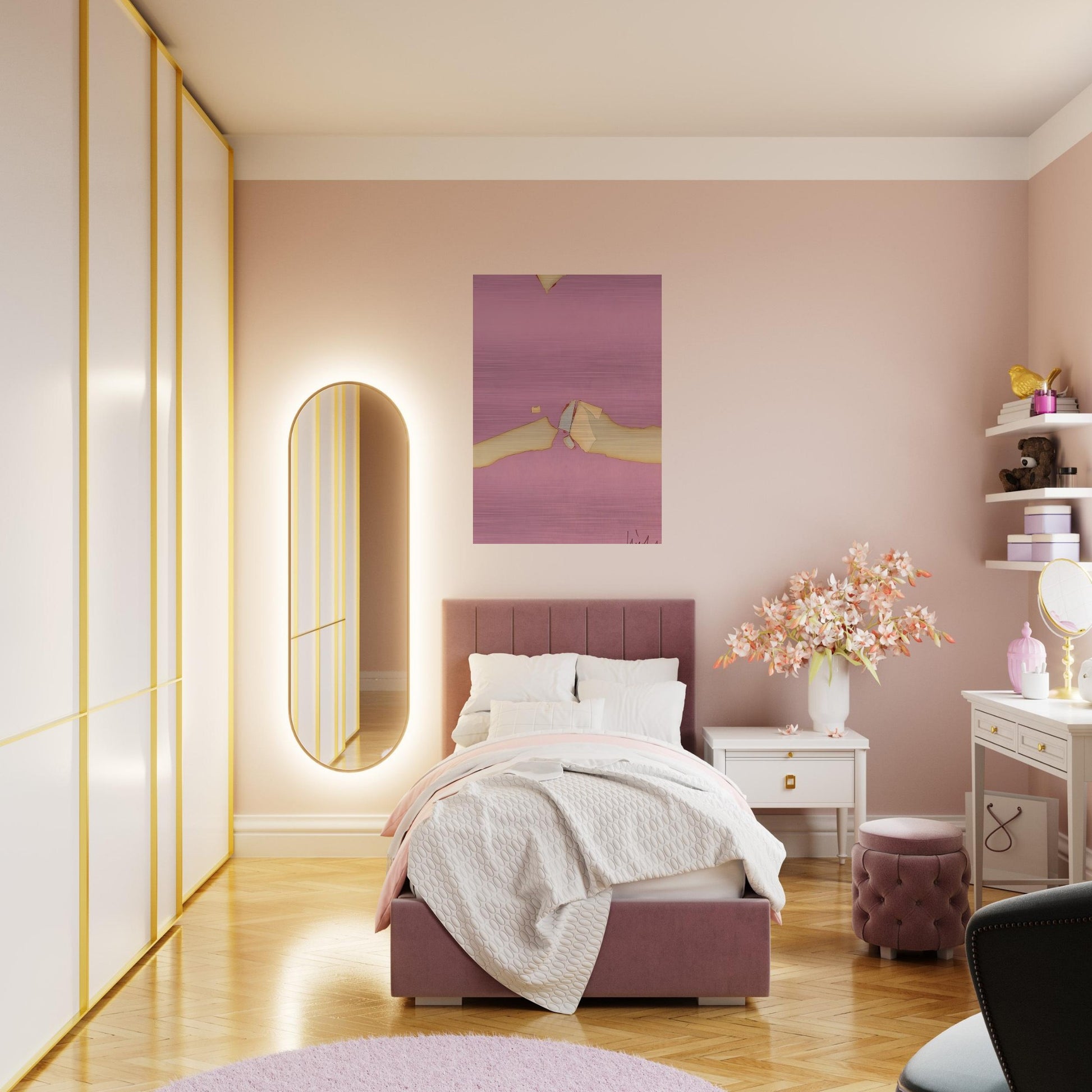 Composition on Red Ground - 1953 - Nicolas de Stael Brushed Aluminum Print - 70x100 cm / 28x40 inches | Nicolas de Stael Aluminum Print | Nicolas de Stael Prints