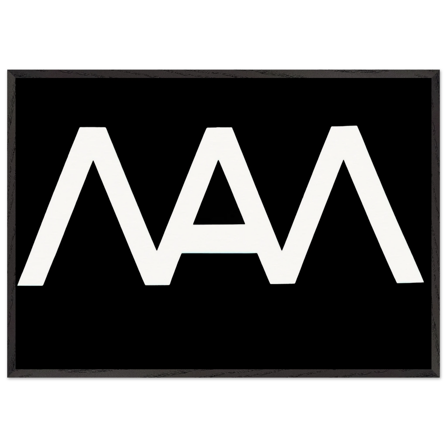 Vignettes Cinematheque Art Museum of Rio de Janeiro - 1965 - Lygia Pape Framed Art Print – Black Wooden Frame - Default Title - -Framed Art Print