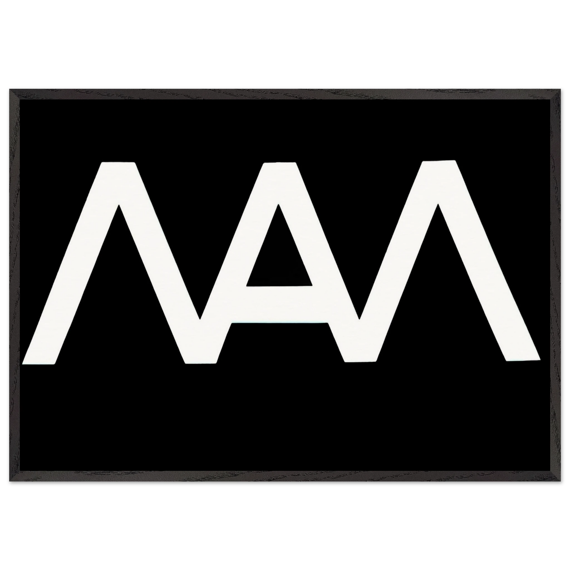 Vignettes Cinematheque Art Museum of Rio de Janeiro - 1965 - Lygia Pape Framed Art Print – Black Wooden Frame - Default Title - -Framed Art Print