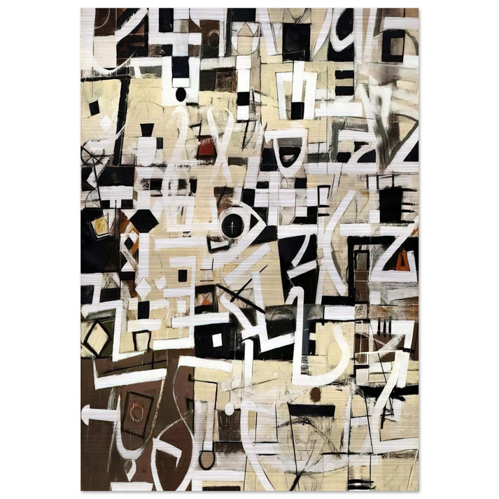 Number 20 - 1949 - Bradley Walker Tomlin Brushed Aluminum Print - 70x100 cm / 28x40 inches | Bradley Walker Tomlin Aluminum Print | Bradley Walker Tomlin Prints