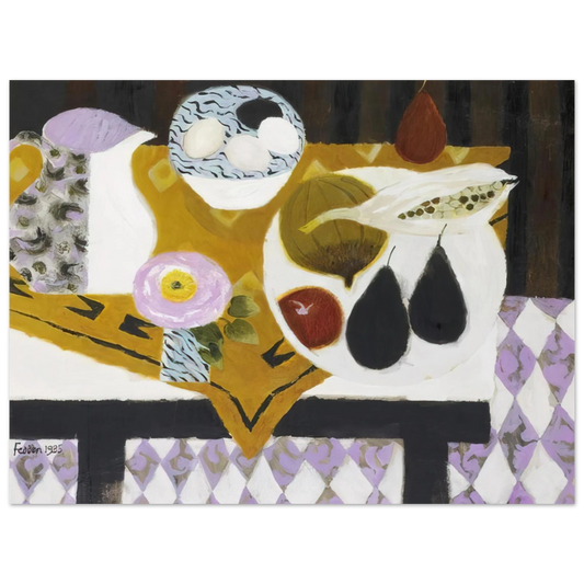Mary Fedden - Bowl of Eggs - 1985 Fine Art Poster - Default Title