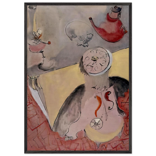 Still Life - 1948 - Norman Bluhm Framed Art Print – Black Wooden Frame - Default Title - -Framed Art Print