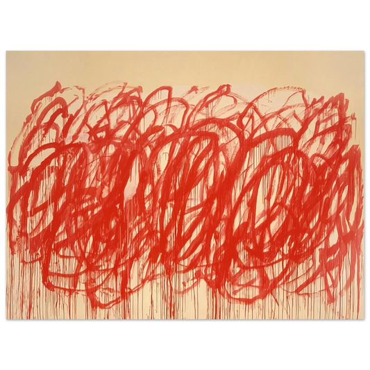 Cy Twombly - Untitled  Bacchus  Fine Art Poster - Default Title
