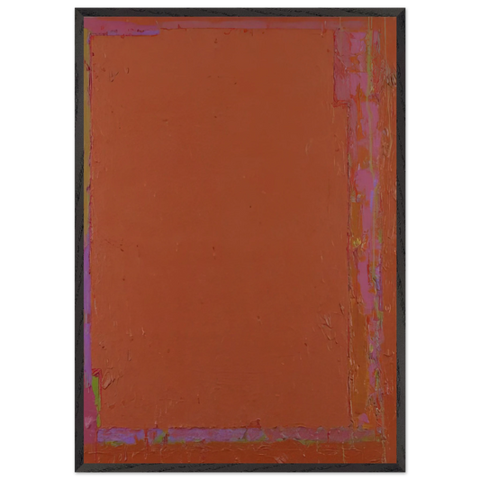 20574 - 1974 - John Hoyland Framed Art Print – Black Wooden Frame - Default Title - -Framed Art Print