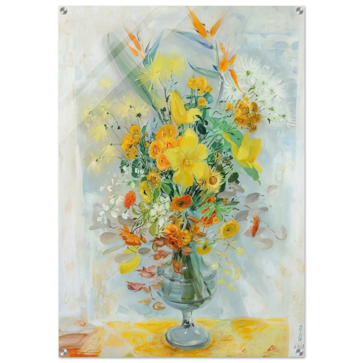 Yellow Lily - Post-Impressionism - Le Pho Acrylic Print - 70x100 cm / 28x40″ inches | Le Pho Wall Art | Le Pho Prints
