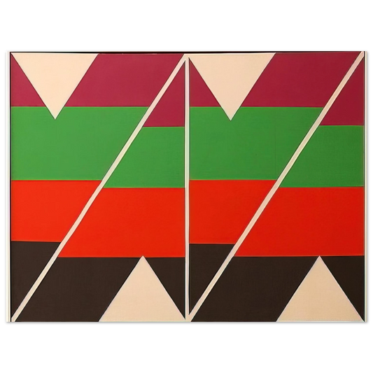 Larry Zox - Scissors Jack - 1974 Fine Art Poster - Default Title