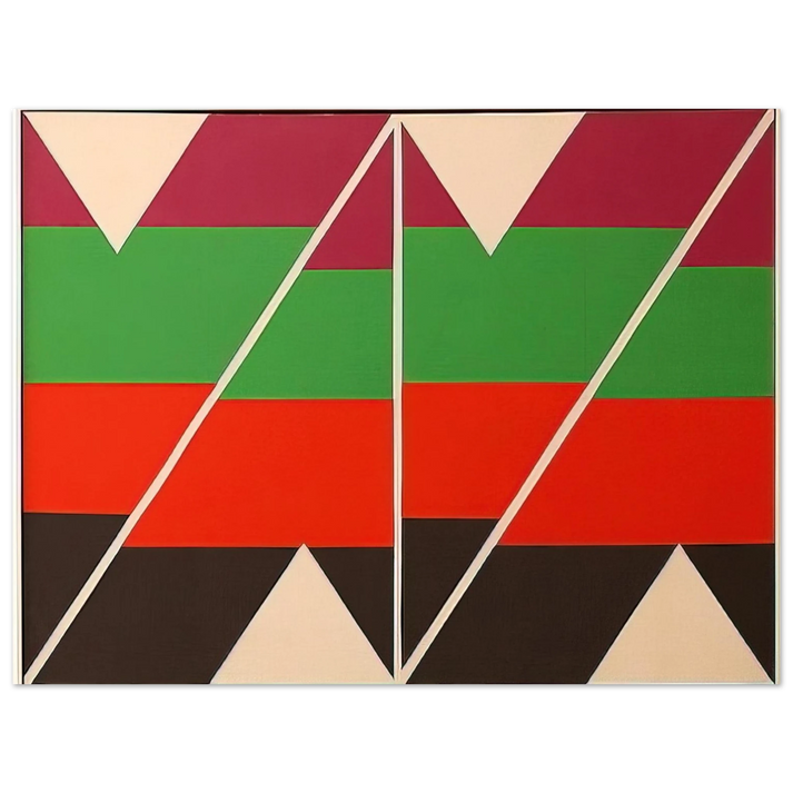 Larry Zox - Scissors Jack - 1974  75x100 cm / 30x40inches Fine Art Poster
