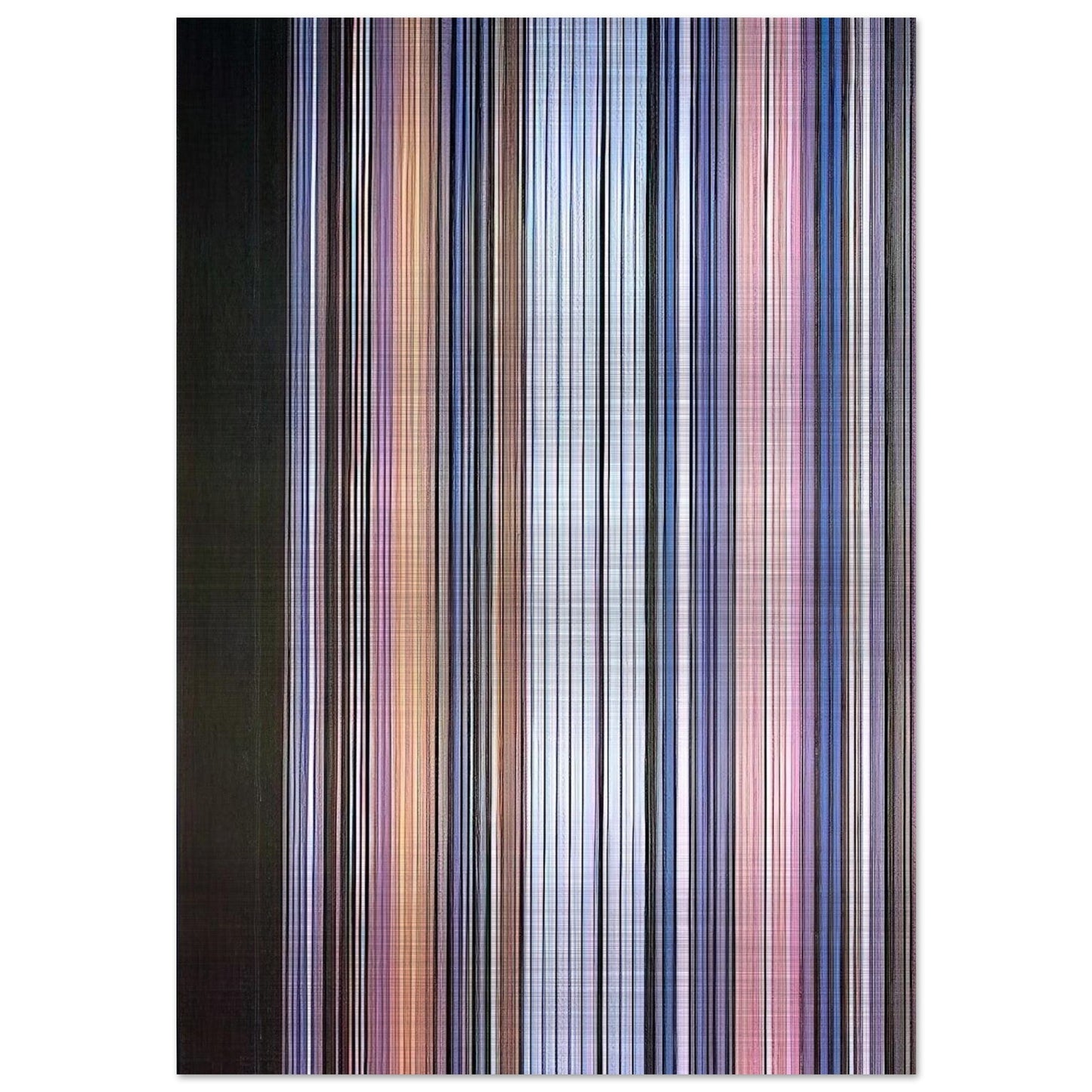 Moroccan Wedding - 1972 - Gene Davis Brushed Aluminum Print - 70x100 cm / 28x40 inches | Gene Davis Aluminum Print | Gene Davis Prints