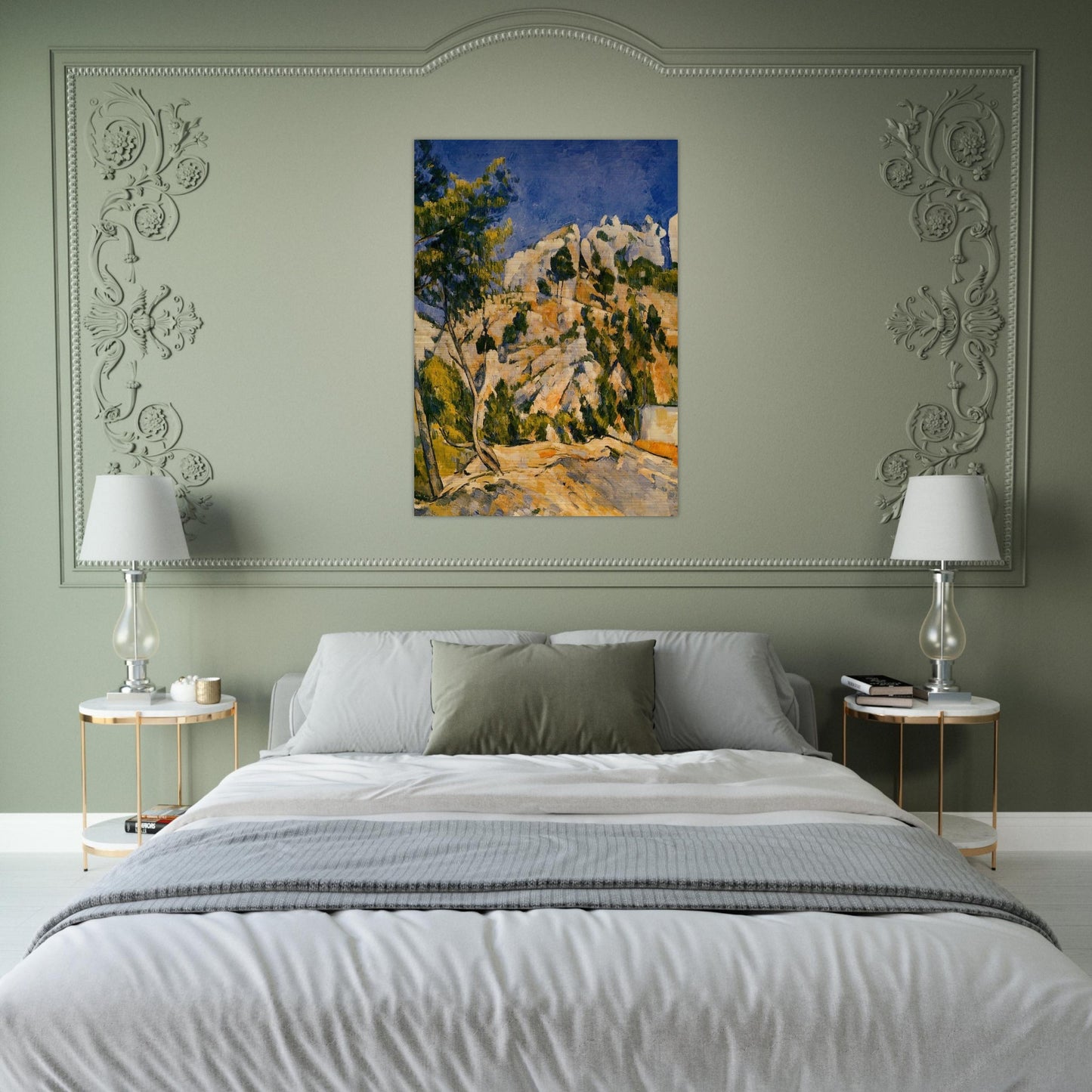 Bottom of the Ravine - Paul Cézanne Brushed Aluminum Print - 70x100 cm / 28x40 inches | Paul Cézanne Aluminum Print | Paul Cézanne Prints