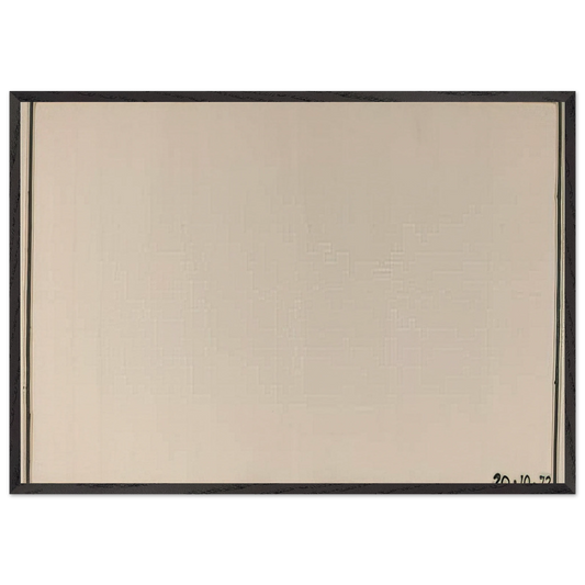 Mr Paranoia VII 201072 No 106 - 1972 - Bob Law Framed Art Print – Black Wooden Frame - Default Title - -Framed Art Print