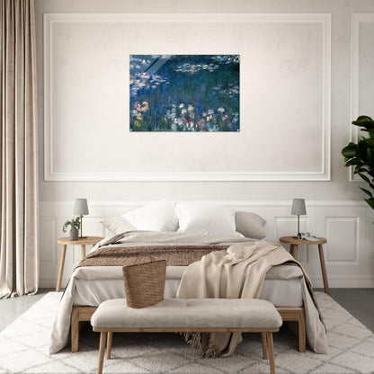 Water Lilies, Green Harmony - claude monet Acrylic Print - 70x100 cm / 28x40″ inches | claude monet Wall Art | claude monet Prints