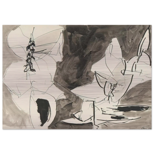 Leap Frog - 1952 - Gene Davis Brushed Aluminum Print - 70x100 cm / 28x40 inches | Gene Davis Aluminum Print | Gene Davis Prints